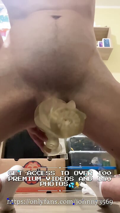 Fleshlight and Dildo Fucking for 12 Minutes Straight, Wet Horny Boy Long And Deep Fuck