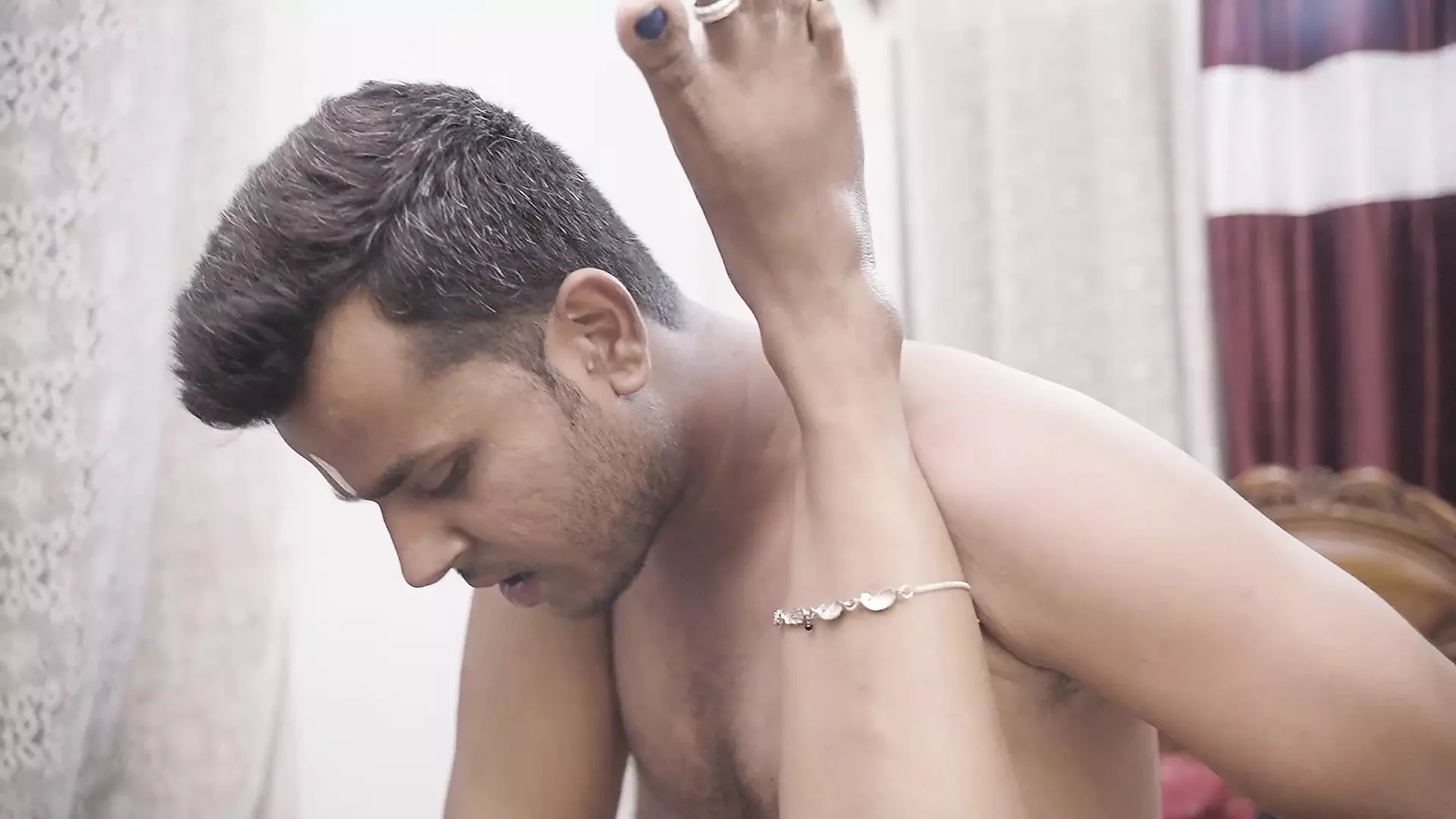 A HARDCORE THREESOME SEX OF A SOUTH INDIAN BIG BOOBS LADY, DESI GIRL