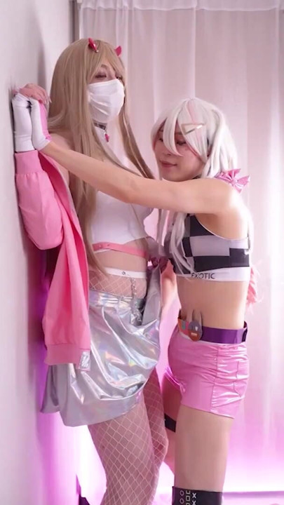 FEMBOY X FEMBOY, NIKKE Viper Jackal Cosplay Fuck, Blowjob Sex Hentai Shemale Asian Trans | Clip 1