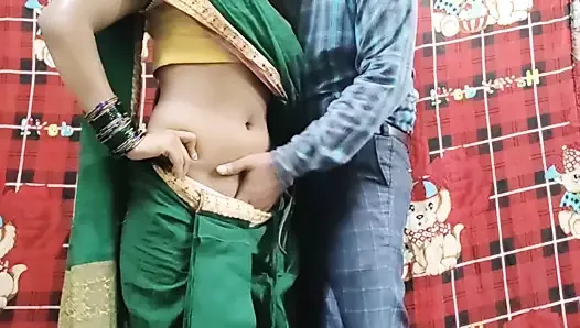Une marathie baise brutalement, femme de ménage indienne à la maison, vidéo