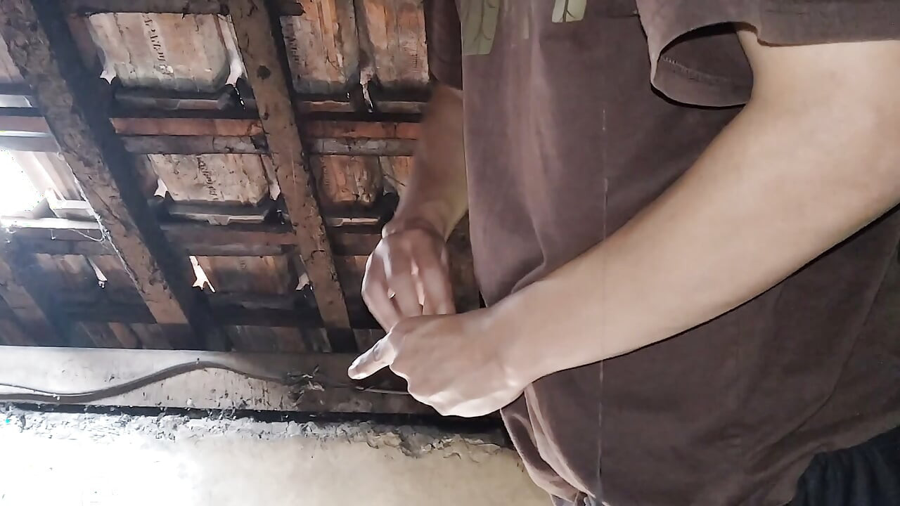 Masturbating on the attic of your own house