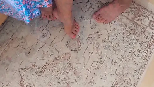 Beautiful Blonde Mature Wife Enjoys Sex in Dress