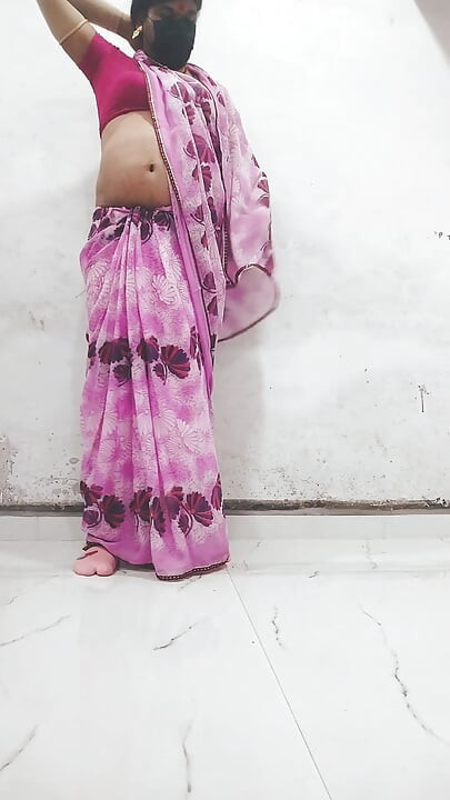 Shemale enjoy saree with wife and sex video