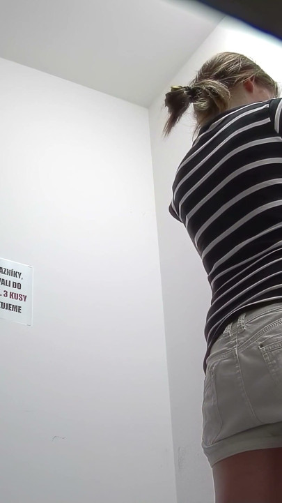 Czech Cabins 46 Pregnant Blonde Strips for the Camera