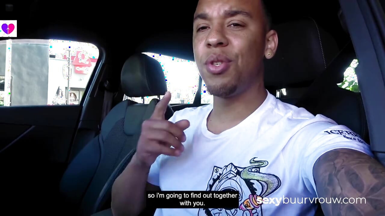 Public Sex: Black Guy has Car Sex with Hot Dutch Slut