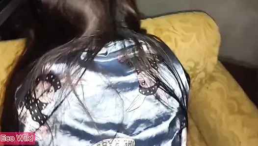 Step Sister Showing Her Riding Skills!