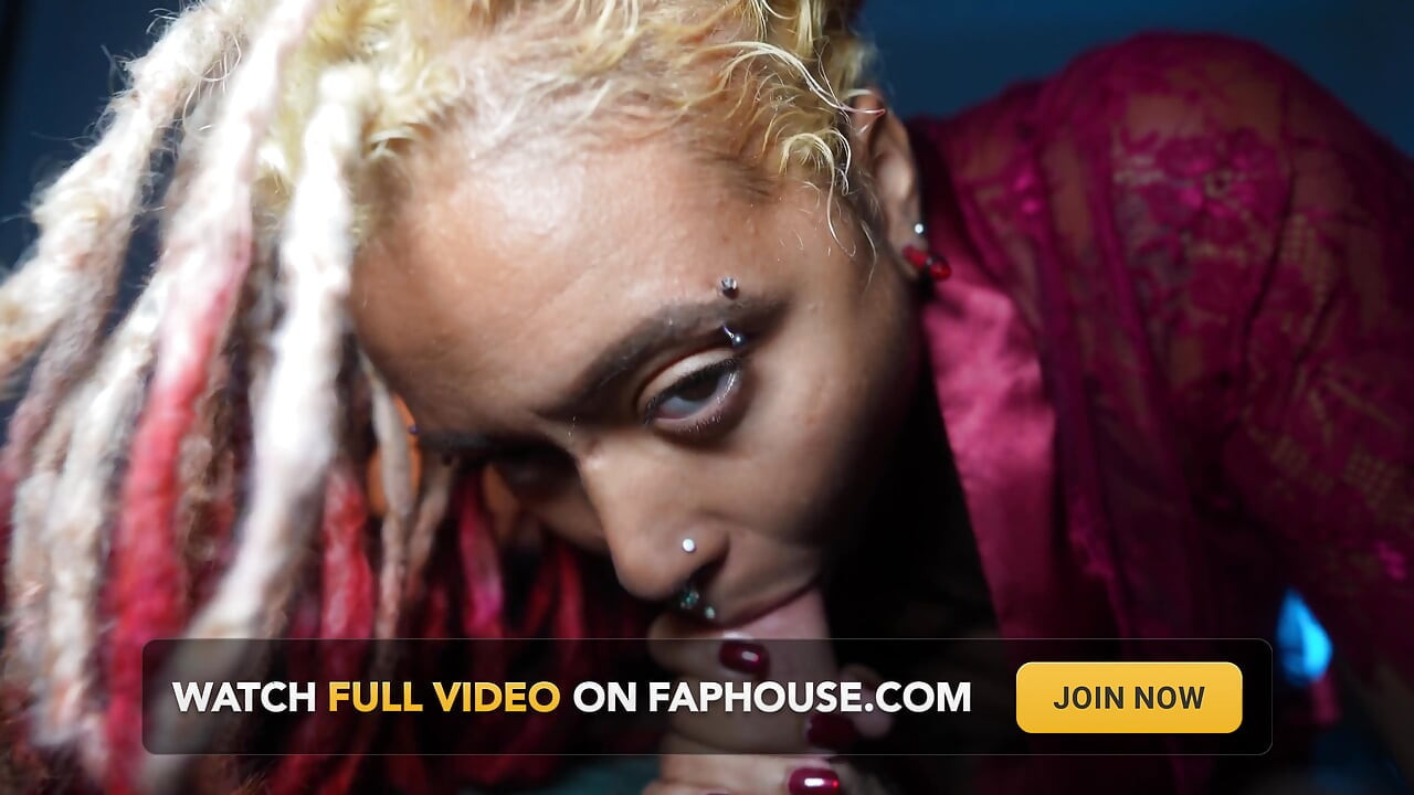 POV Quickie Creampie Before Bed - Pretty Mixed Girl with Dreads & Big Ass