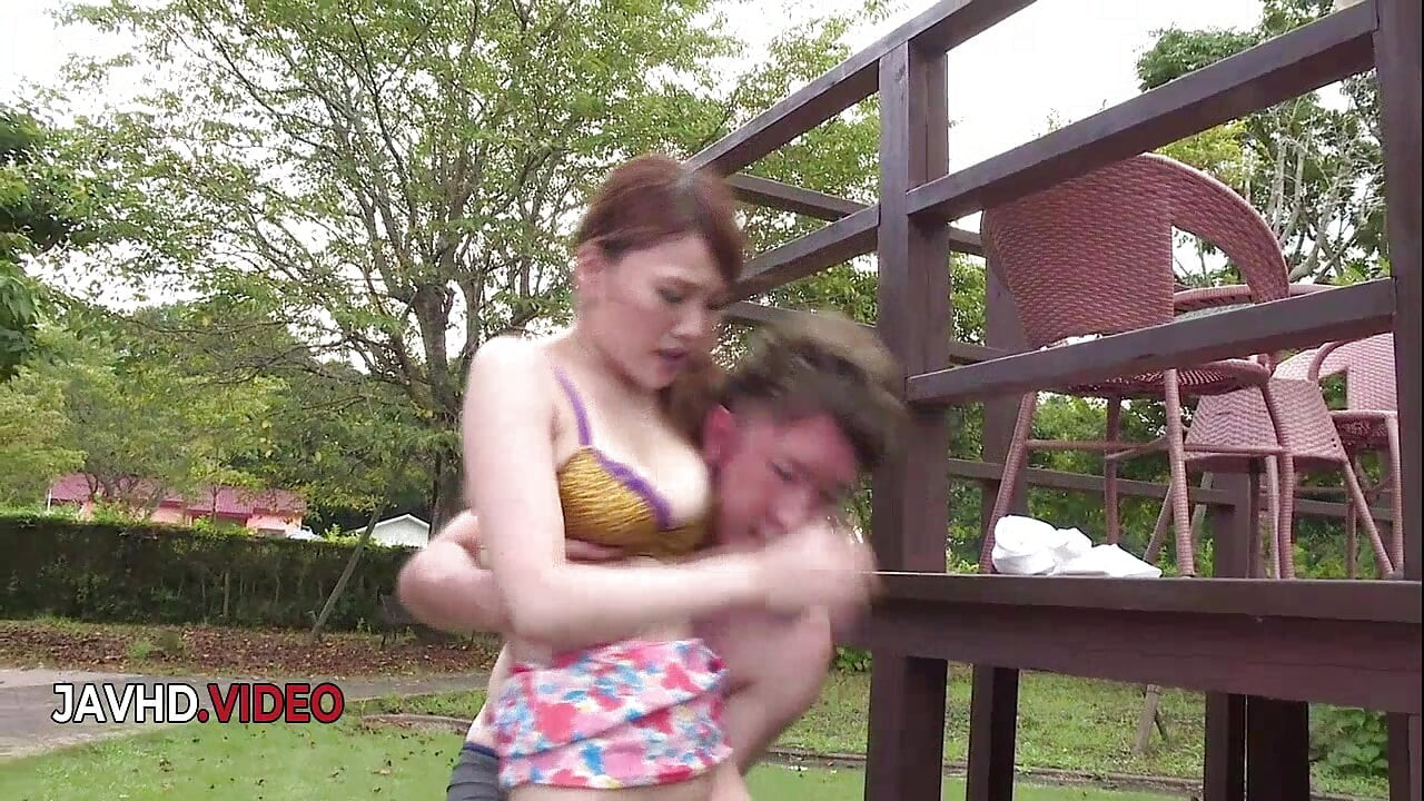 Naughty Japanese Aya Mikami ignites intense outdoors passion session