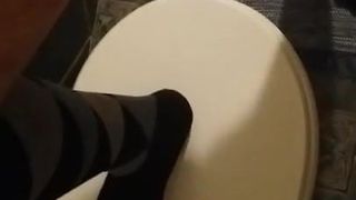 Abuelo caliente en calcetines (croacia)