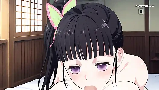 Kanaos blowjob war makellos - wie alles, was sie tat - KI generierte