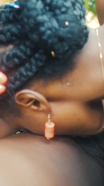 Captivating moment from "My husband's stepsister invited me over but her main intention was to suck my pussy (Trailer)"