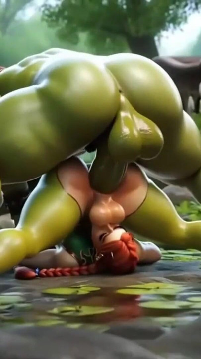Ia gerada Fiona Shrek Futa Ogre , festa de sexo infiel | Clipe 1
