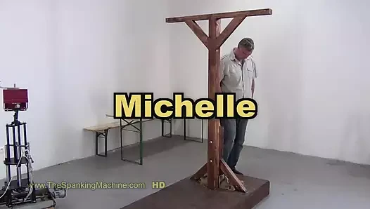 Lizzy Merova porn video – Michelle2 Spanking Machine - Bare Back Whipping