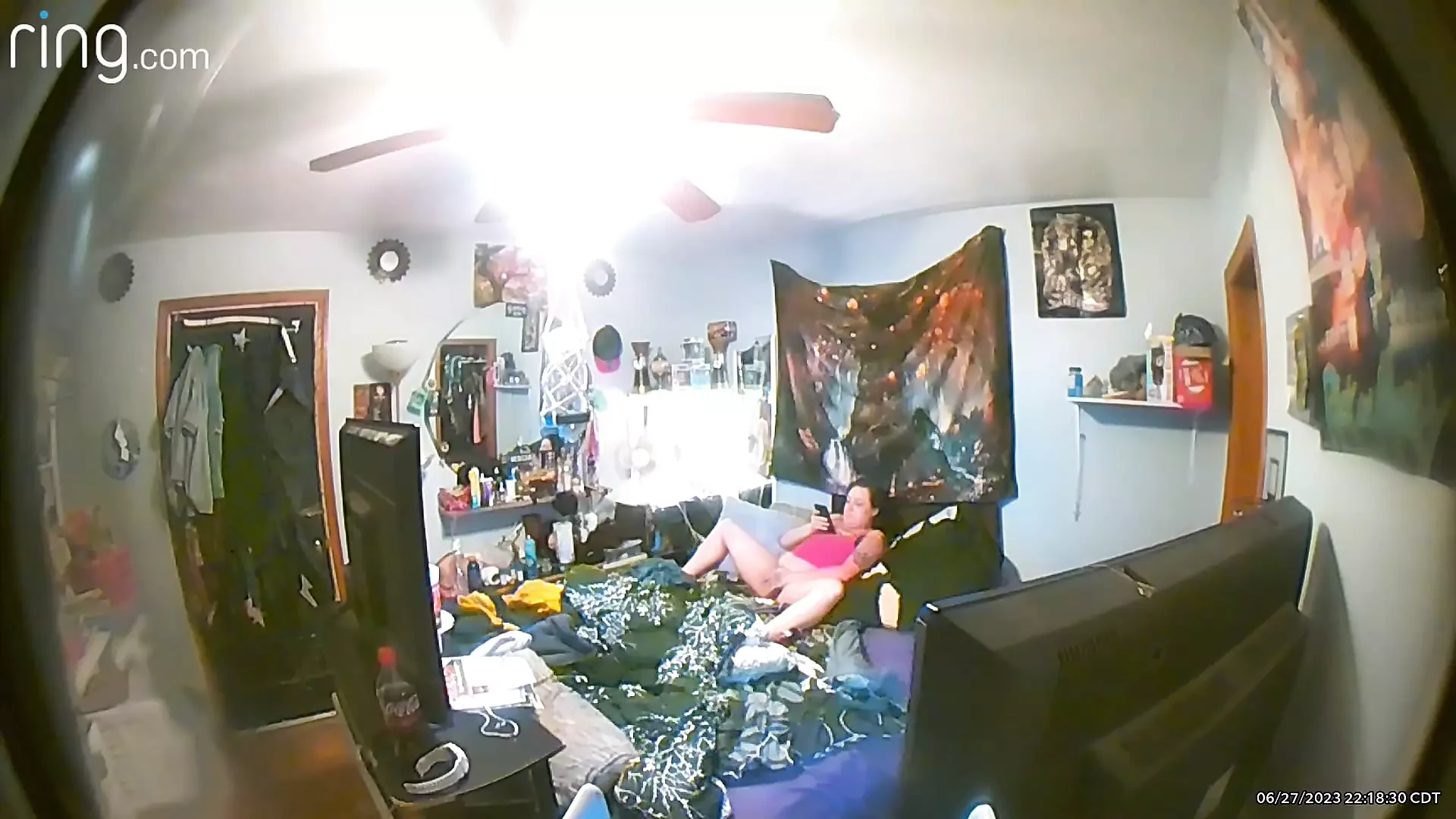 Pego na ring cam fazendo sexo na cara