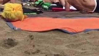 Fuck in public on a beach