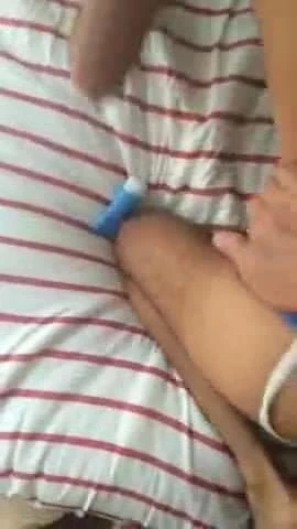 Enorme blote lul in de kont