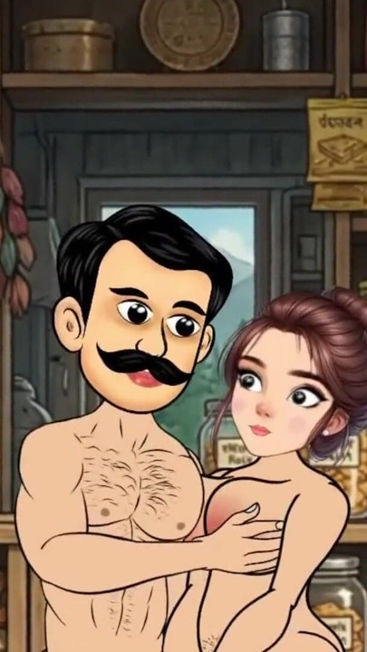 Cartoon-video von Swati und ladenbesitzer Ramus lustigem sex. Ficken mit großem schwanz. | Clip 1