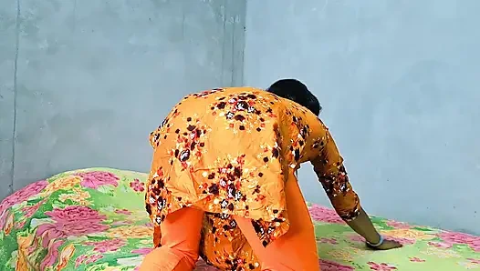Indian college girl gets fucked by stepbrother after coming home from college, video caught