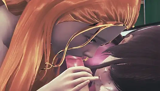 3D ANIMATION - Hot Nurses With Futanari Milf Cum Exam