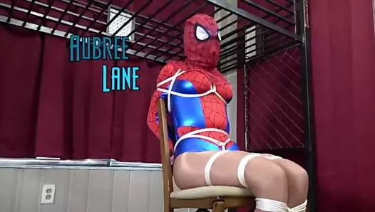 Spidergirl Chairtied and Unmasked