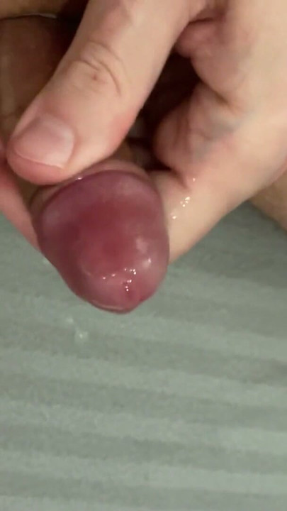 small tiny cock foreskin play, pumping, precum and cumming 2 times | Clip 2