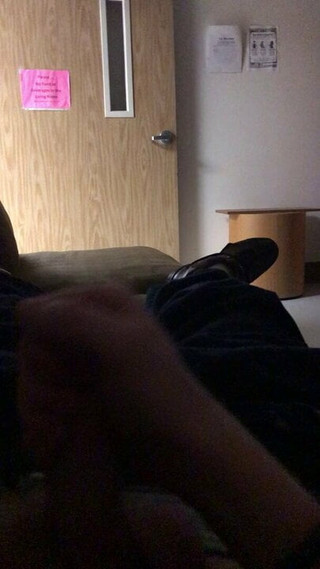 Sexy solo jerk in mental facility