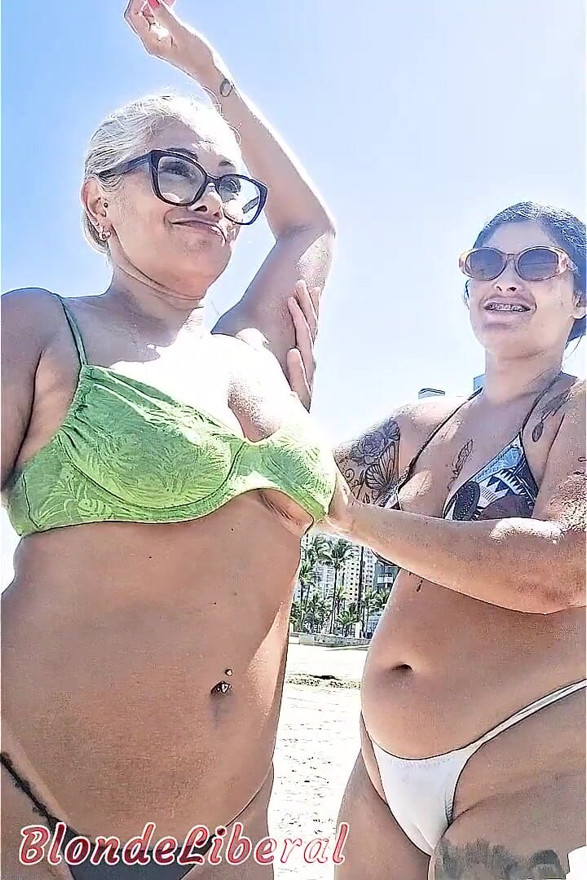 Talking Nonsense and Exfoliating on the Beach with Friend Dai Belan