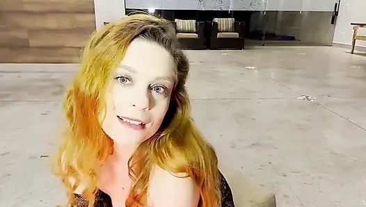 Smoking in Sexy Outfit