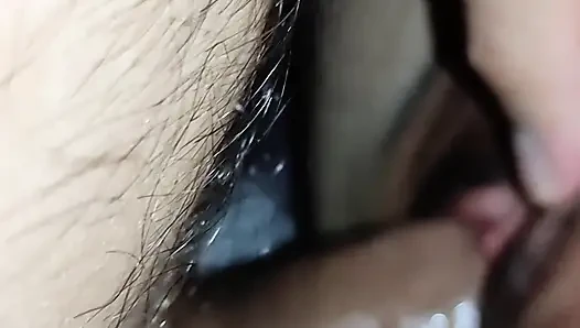 Filming session with skinny 40 years couple - wife with beautiful tight holes