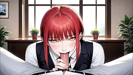 Makima akhirnya menyerahkan dirinya pada si tukang rantai