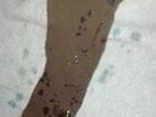 Сперма на нейлоновом носке от тети