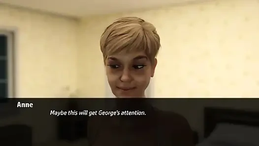 Orta yaşlı seksi kadın deresi #2 - Anne'nin götüne boşalıyor