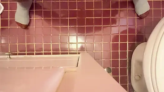 NurseTheWino Cumming in Hand after long days work