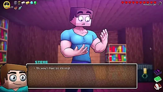 Azgın minecraft parodi steve güç iksiri ile cadı sikiyor.