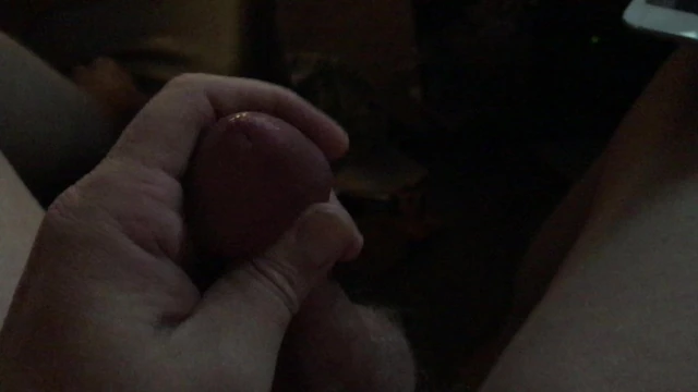 My limp little dick leaking precum