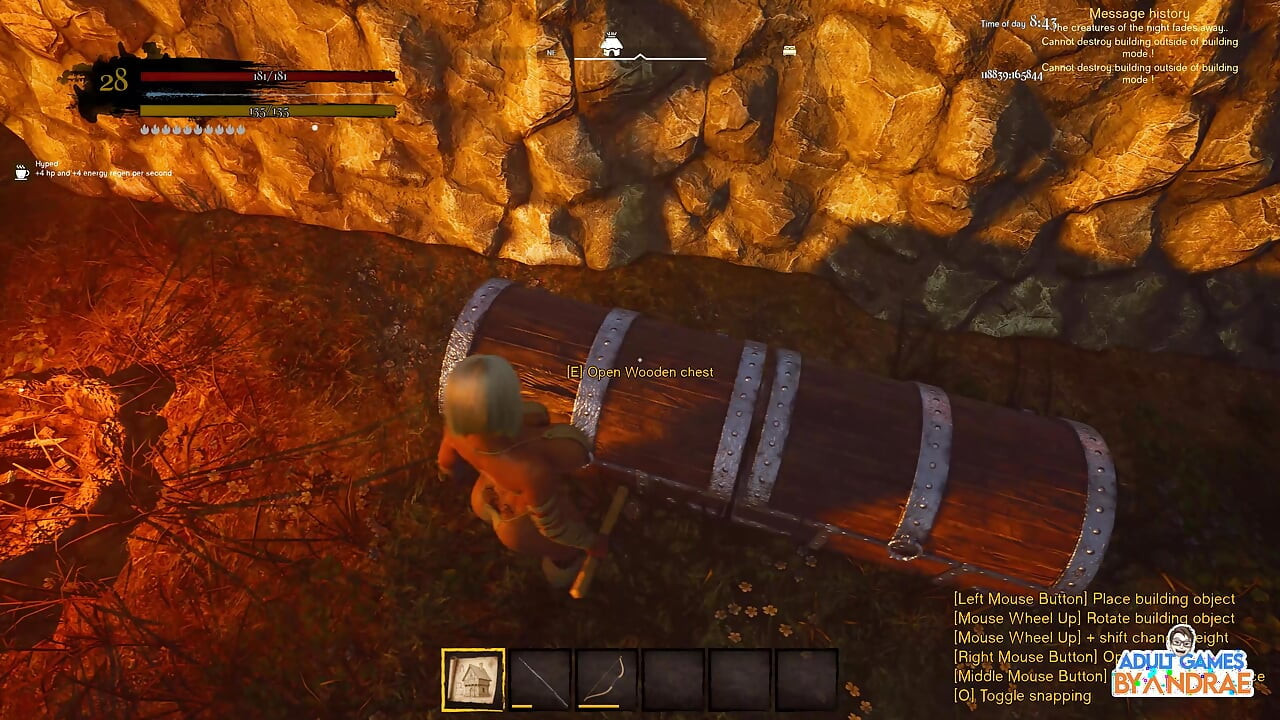 EP7: Building the Stone House Kitchen, Bed & Bath in Wicked Island (Gameplay)