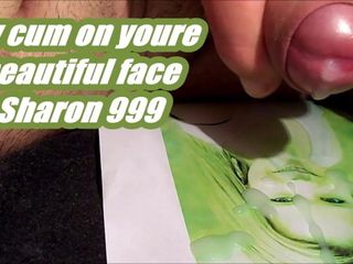 Mein Sperma auf deinem hübschen Gesicht Sharon 999
