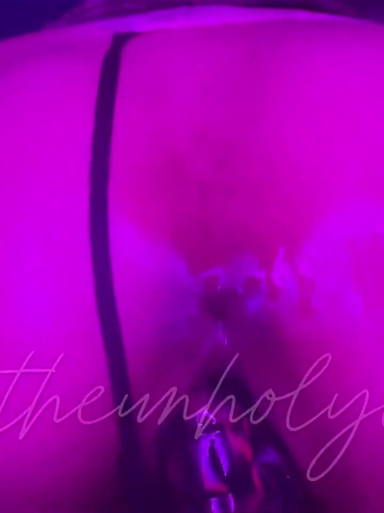 Masturbating