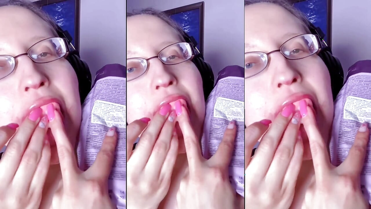 Asmr Jedenje slatkiša za zube - Asmr, Naočale, Gianess, Ruž za usne, Velike usne, Mough, Hrana, Fetiš na lice, Dugi nokti