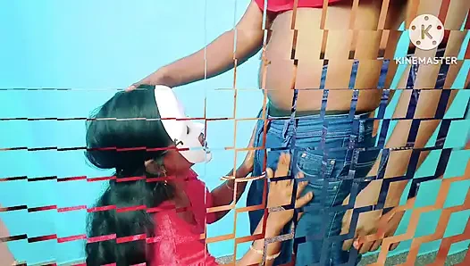 Schwägerin machte einen blowjob und schluckte aus versehen sein sperma - volles tamilisches audio