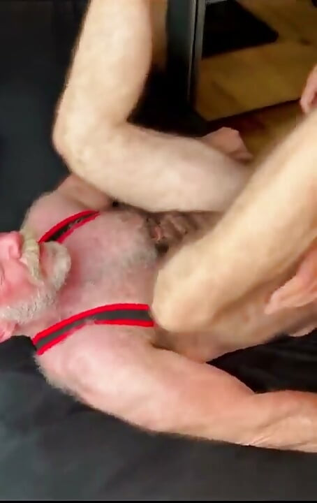 Older Stepdaddy Gets Fucked by Massive Stepdaddy