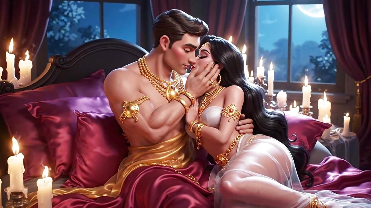 Steamy Cartoon Romance - Prince & Seductive Princess Intimate Compilation