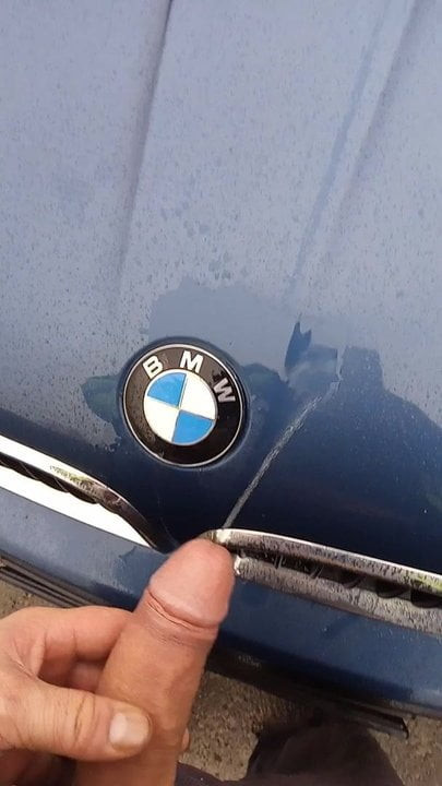 Piss on the BMW