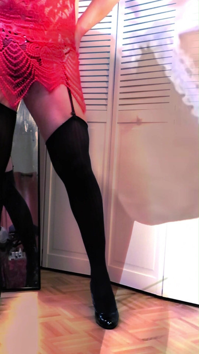 Kandi In Red Cocktail Dress