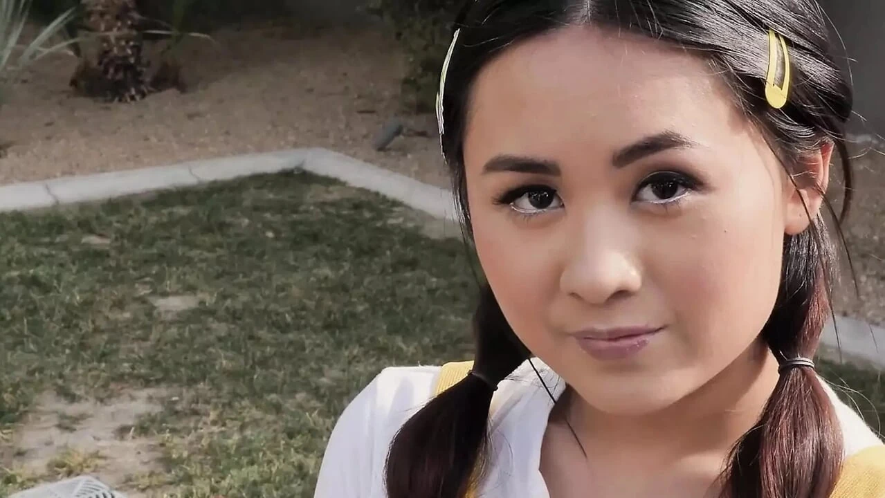 Teen Princess Ella Voneva Gets Her Asian Pussy Rammed By Diamond Banks' Huge Strap On - LittleAsians FFM Threesome