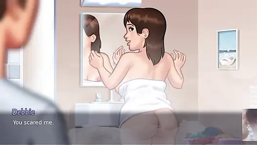 SUMMER TIME SAGA"NEW UPDATE! MILF STEP-MOM DEBBIE IS CAUGHT AND FUCKED BY STEPSON!