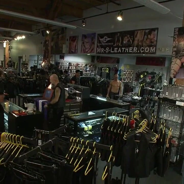 Young Stud Is Bound for the First Time at Mr. S Leather