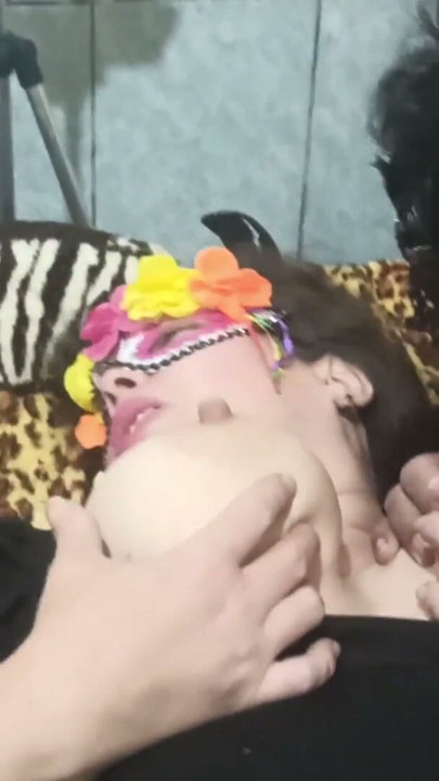 My husband touches me, masturbates me, and I breastfeed him deliciously with my breasts | Clip 3