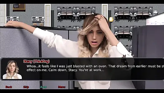 Офисная жена, часть 3: Стейси играла с собой в душе на работе