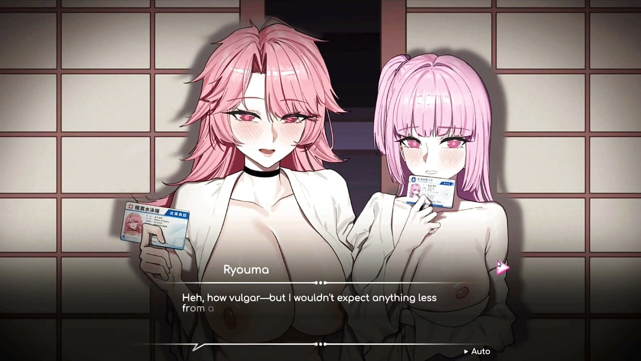 Gra Hentai - Minami i Kagura FFM Hentai Galeria Scena Seksu 8 - Lifeguard Holic